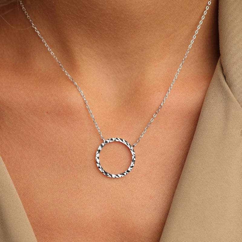 שרשרת מעגל החיים | כסף 925 | חיתוכי לייזר