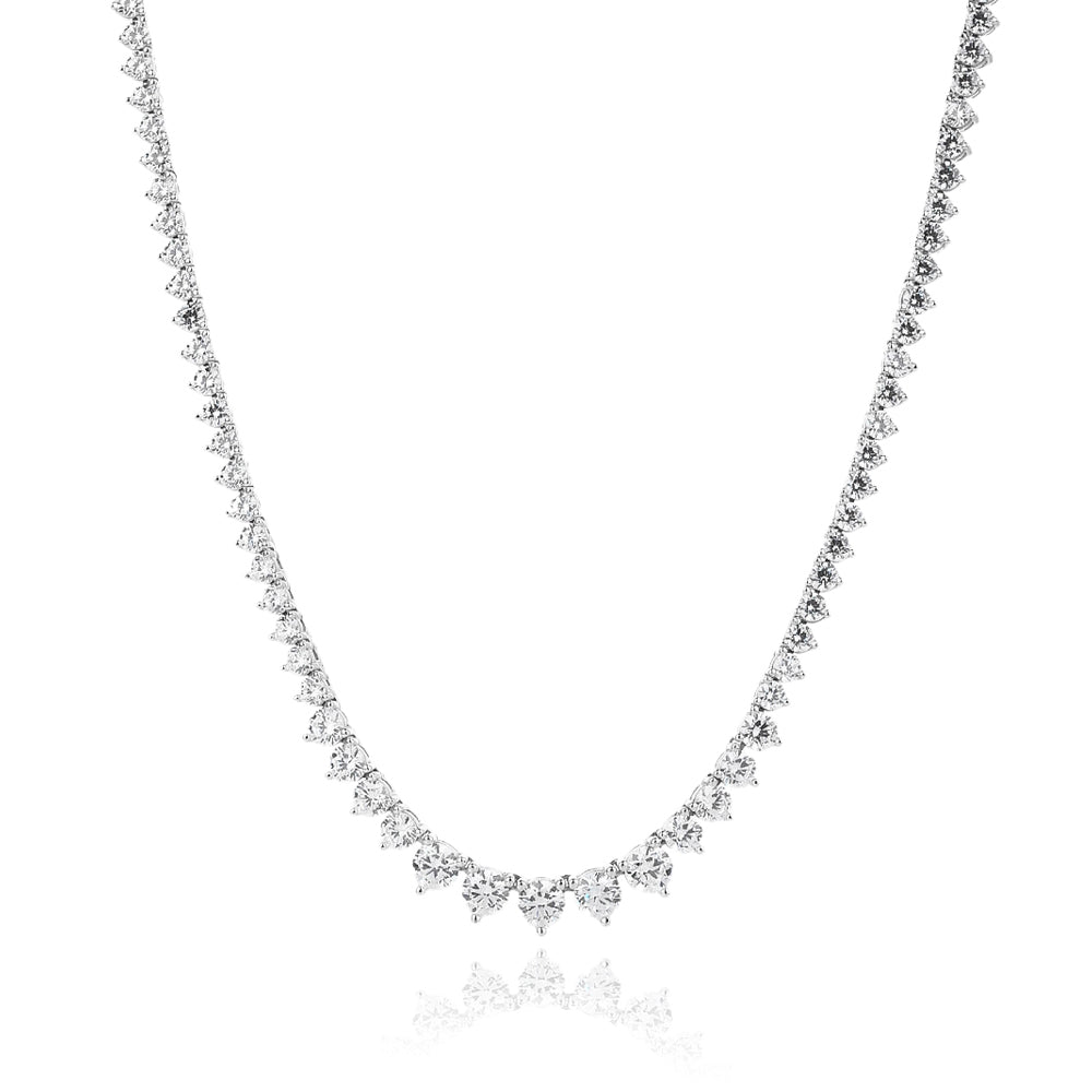 שרשרת טניס מדורגת 3mm-4mm-5mm
