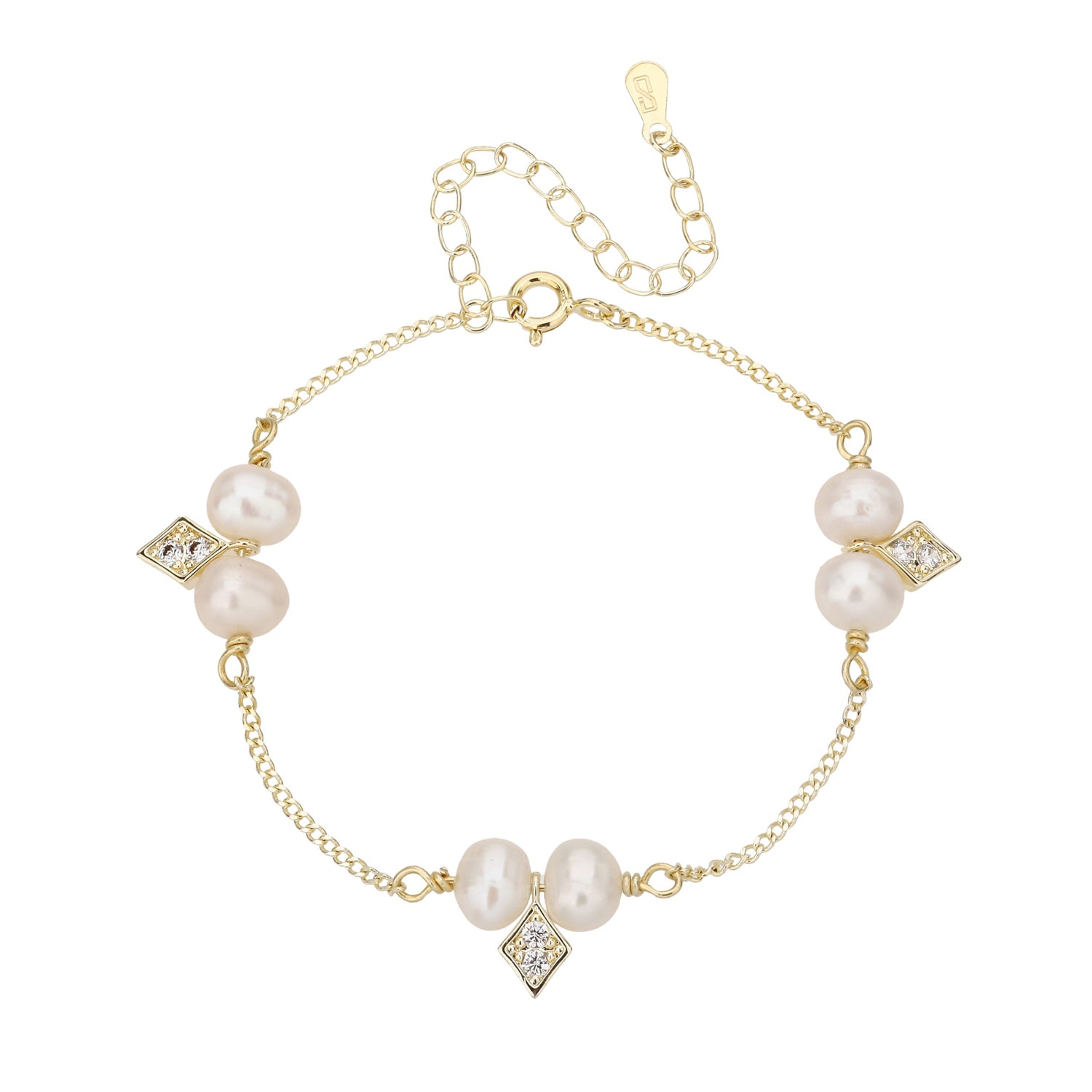 צמידים בציפוי זהב 14k