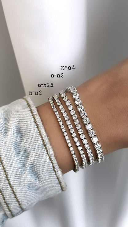 צמיד טניס - 2.5mm
