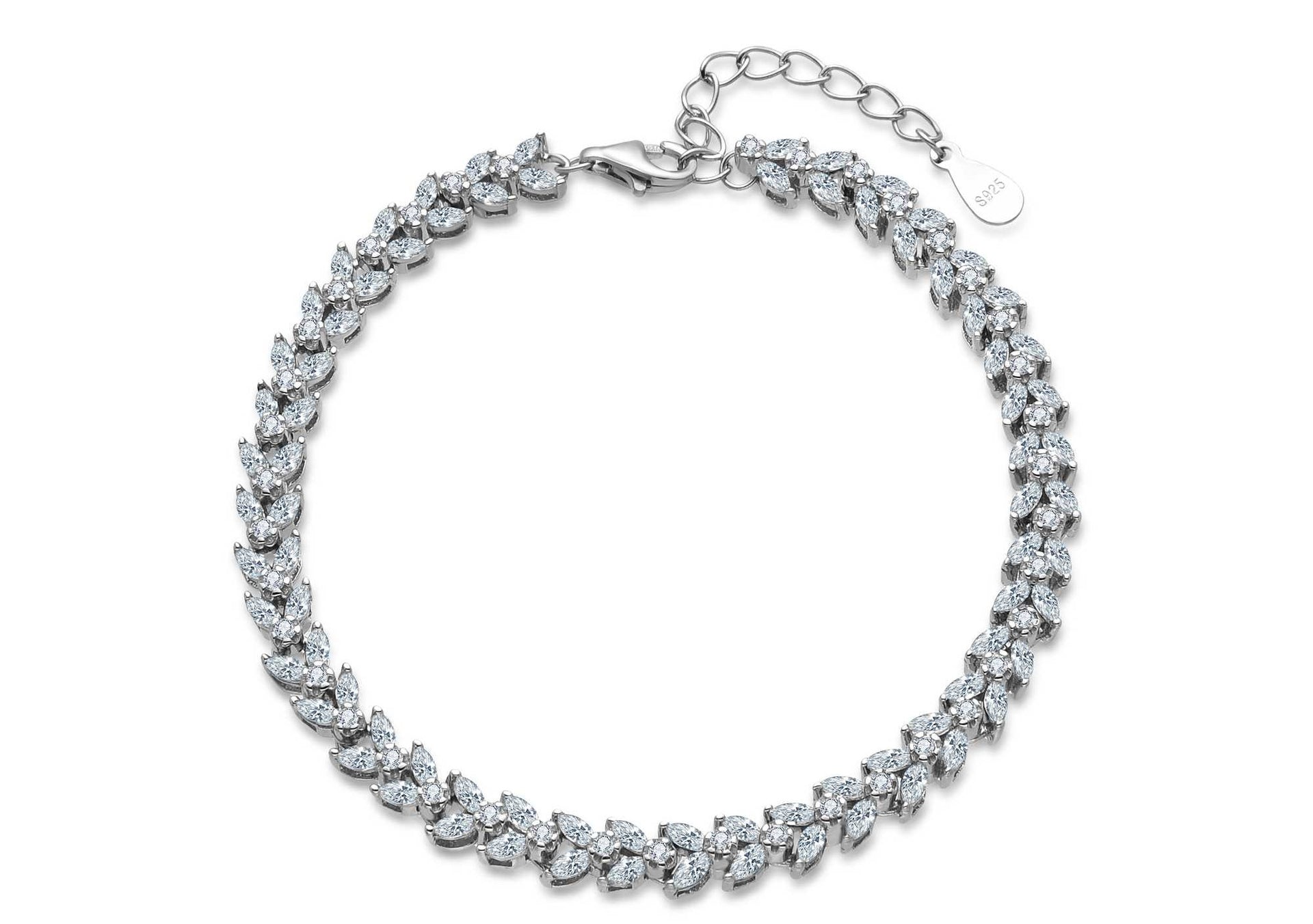 צמיד טניס בעיצוב חיטה