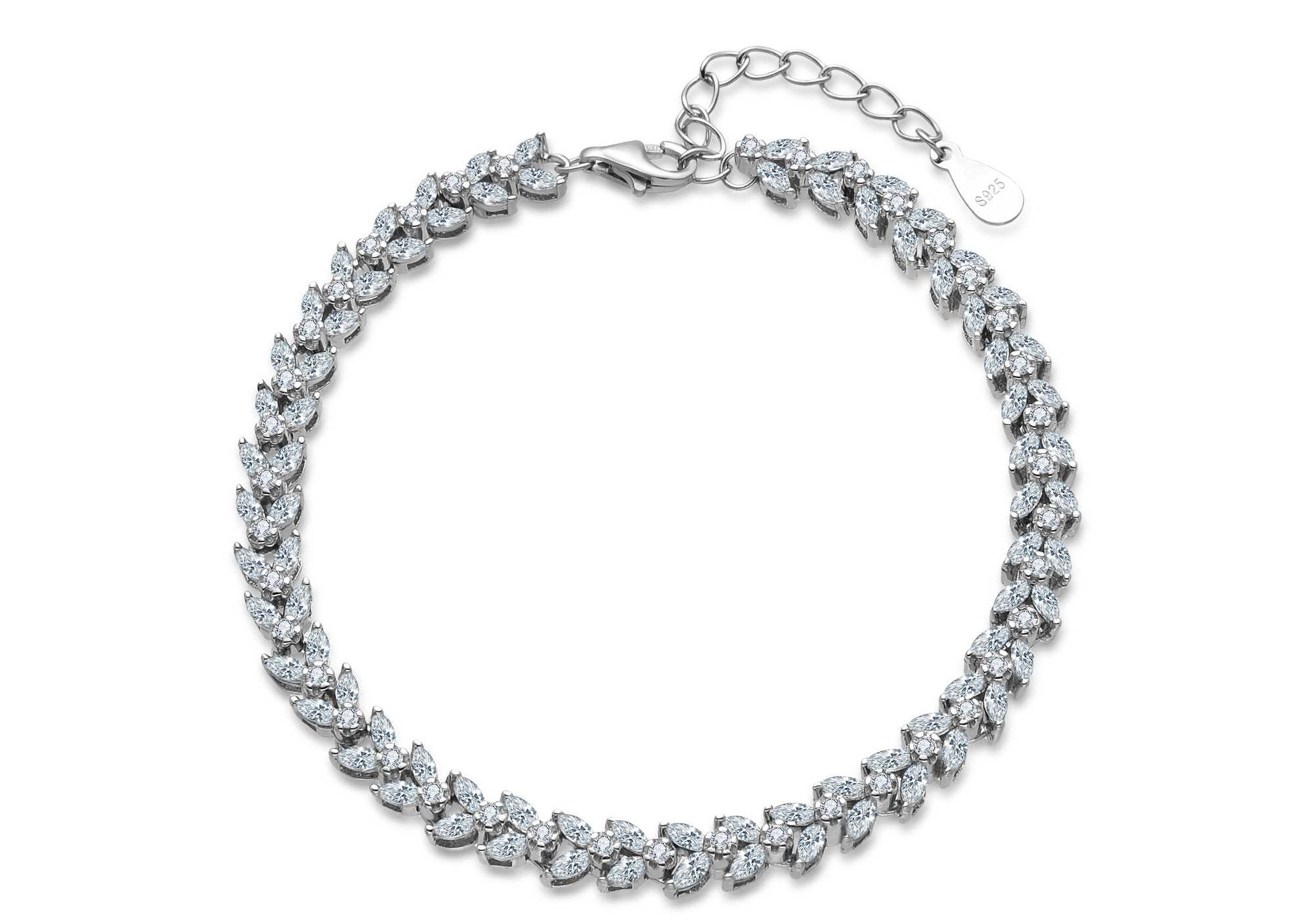 צמיד טניס בעיצוב חיטה