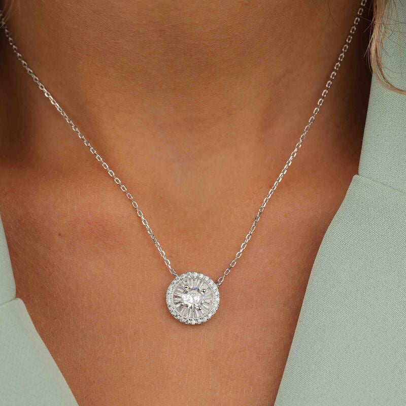 שרשרת כסף 925 תליון כוכב משובץ זרקונים