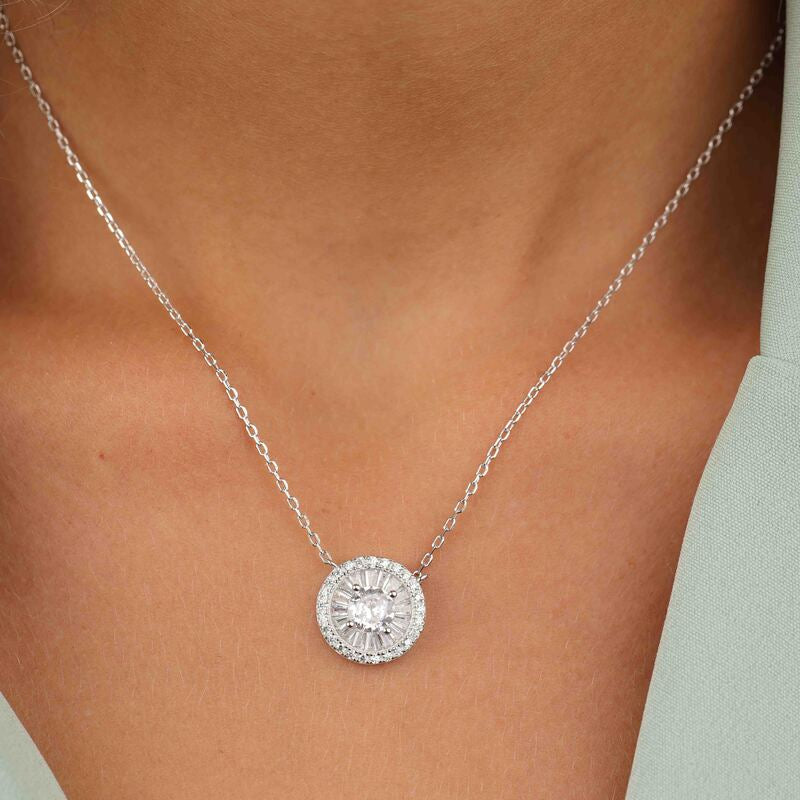 שרשרת כסף 925 תליון כוכב משובץ זרקונים